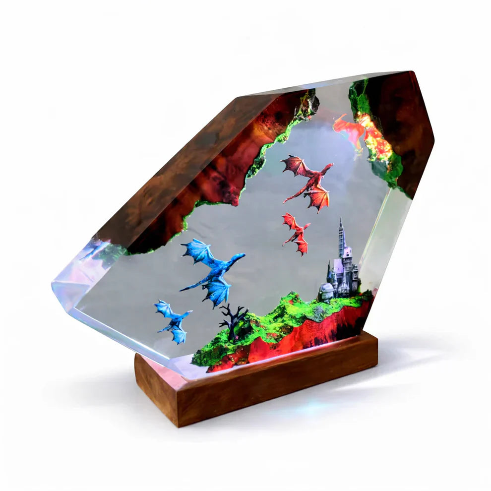 Hearth Woods Dragon Lamps